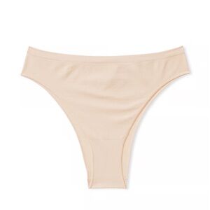 PINK by Victoria’s Secret Seamless Brazilian Panty in nude beige
